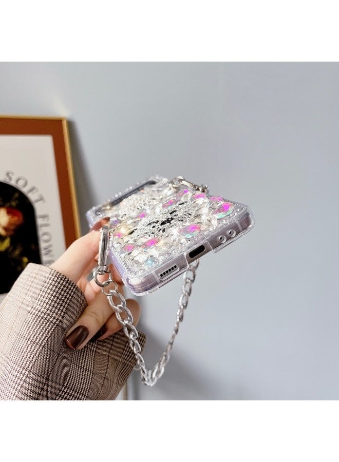 Suitable for Samsung Galaxy Z Flip5 phone case, made of metal, bezel-less design, shockproof and drop-proof. - Image 4