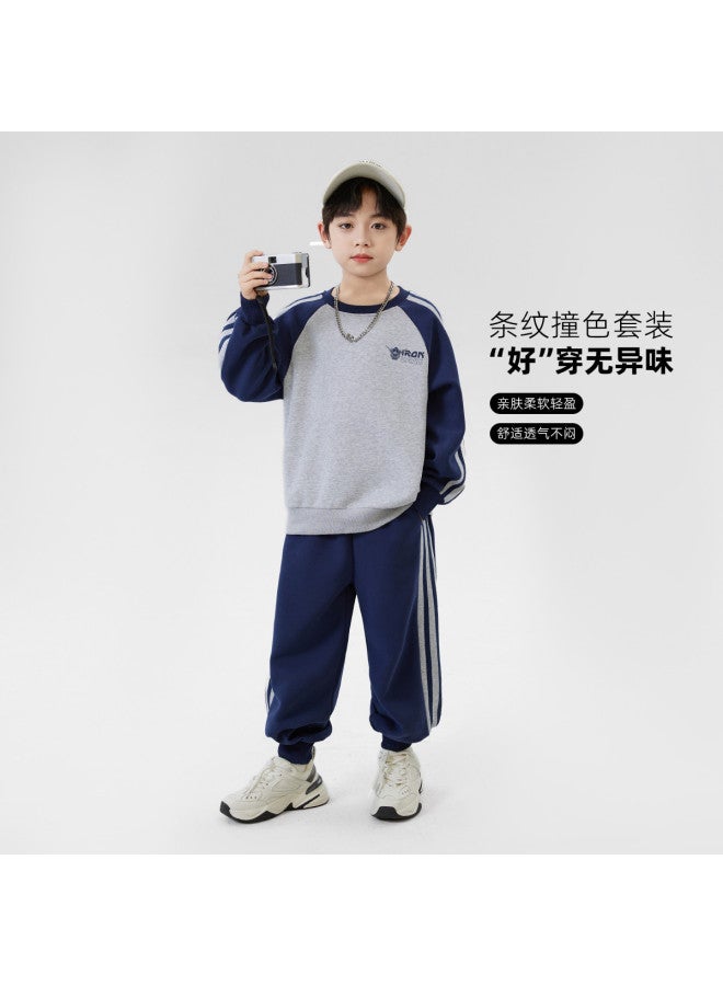 Bumblebee Boys' Hoodie Set, Spring/autumn Style, Fall Outfits For Big Kids, Trendy And Cool Sports Look - Image 4