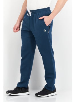 Nordland Men Regular  Fit Brand Logo Jogger Pants,  Teal Blue  - Image 2
