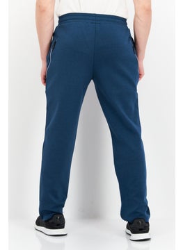 Nordland Men Regular  Fit Brand Logo Jogger Pants,  Teal Blue  - Image 3