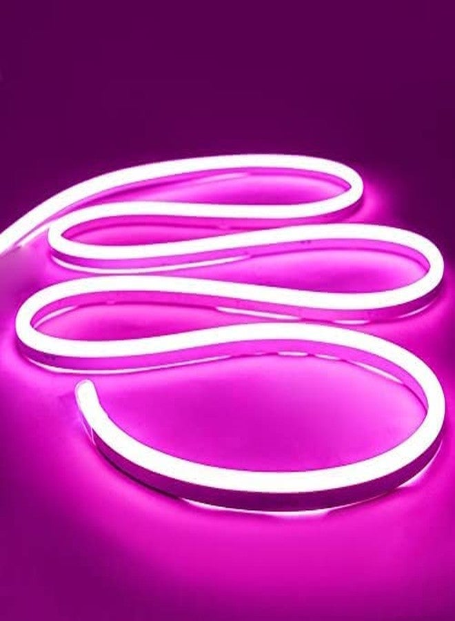 Lexton LED Neon Flexible Rope Strip Light | 5 Meter Long, Plug Sourced, Adapter | Best for Tree, Ceiling, Indoor & Outdoor Decoration (Pack of 1, Pink) - Image 2