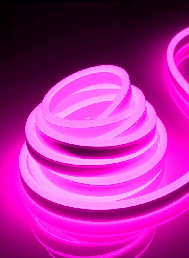 Lexton LED Neon Flexible Rope Strip Light | 5 Meter Long, Plug Sourced, Adapter | Best for Tree, Ceiling, Indoor & Outdoor Decoration (Pack of 1, Pink) - Image 1