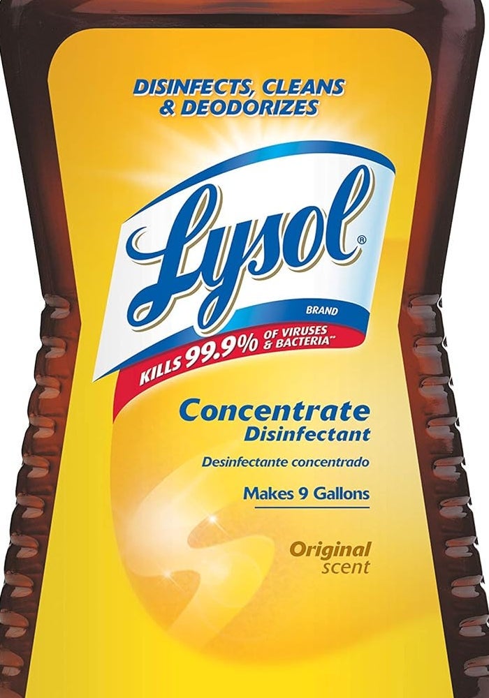 Lysol Concentrate Disinfectant, 12 Oz - Kills 99.9% of Viruses & Bacteria - Image 1