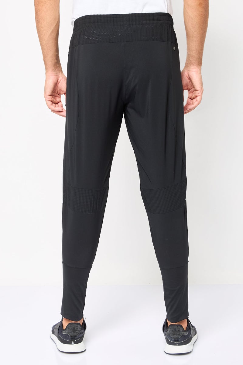 Adidas سروال رياضي للرجال بقصة عادية، أسود - Image 4