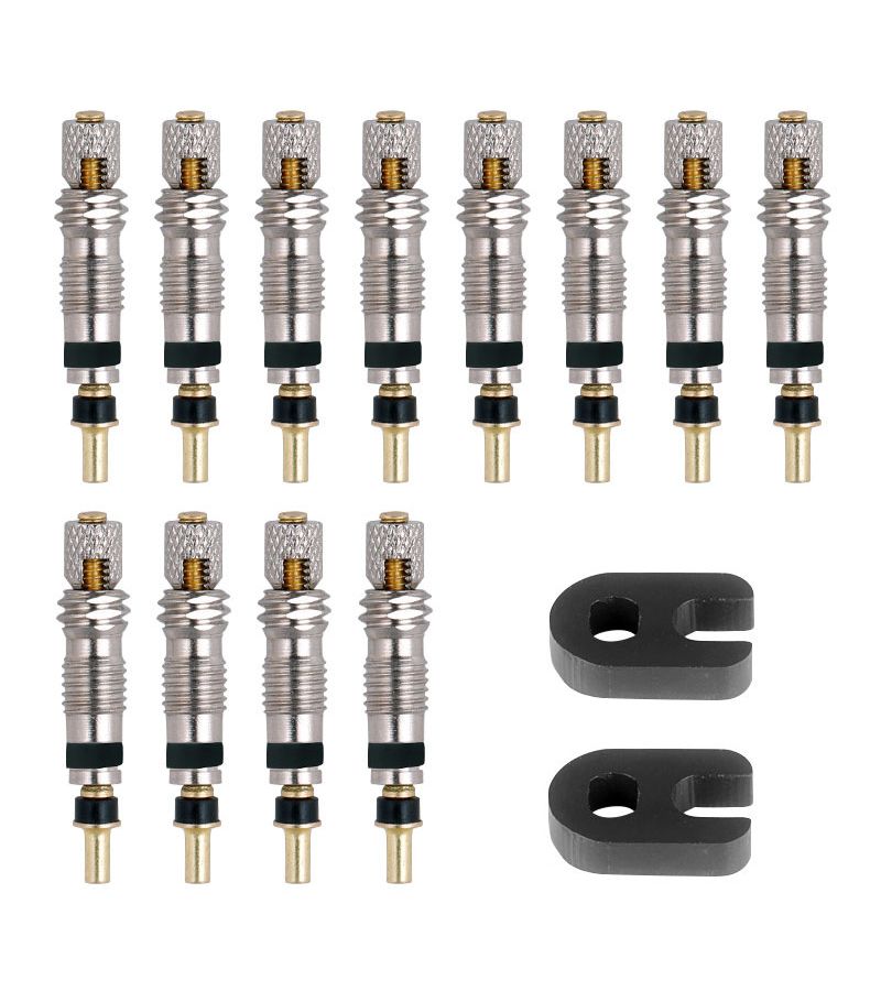 Presta Core 2pcs Wear Resistant Valve Core Kit Includes Removal Tool for MTB and Road Bikes - Image 2