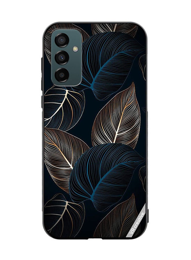 VR CREATIVE Protective Case Cover For Samsung Galaxy M23 Banana Palm Tree Leaves Pattn Design Multicolour - Image 1