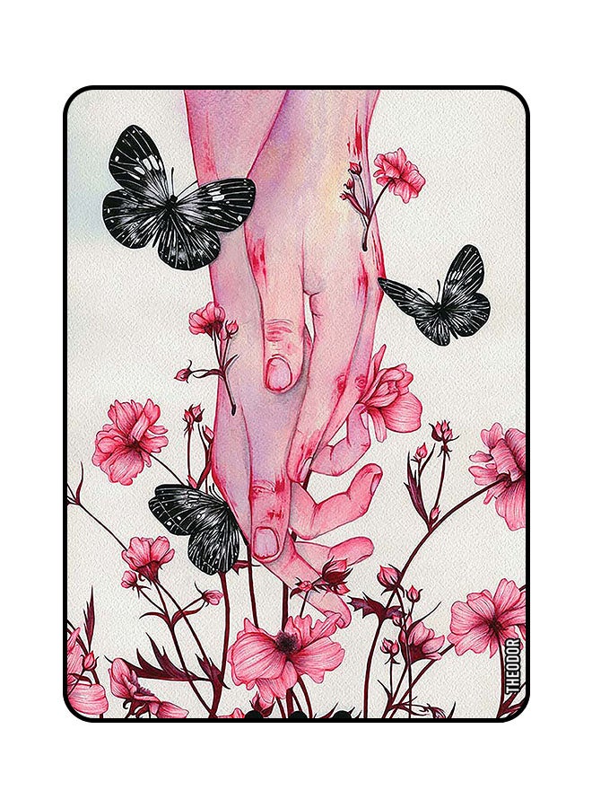 Theodor Protective Flip Case For Huawei MatePad Air 2023 With Trifold Stand Auto Wake Sleep Shockproof Cover Butterflies On Hand - Image 1