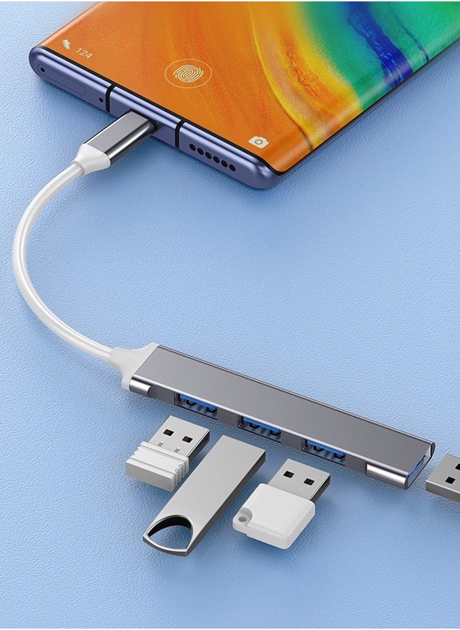 Generic USB C Hub, USB C 4-Port Ultra-Slim Type-C to USB（1*USB 3.0 & 3*USB 2.0）USB Splitter USB Adapter Multiport for iPhone, Notebook, Phone, Windows and More Type C Devices  - Image 4