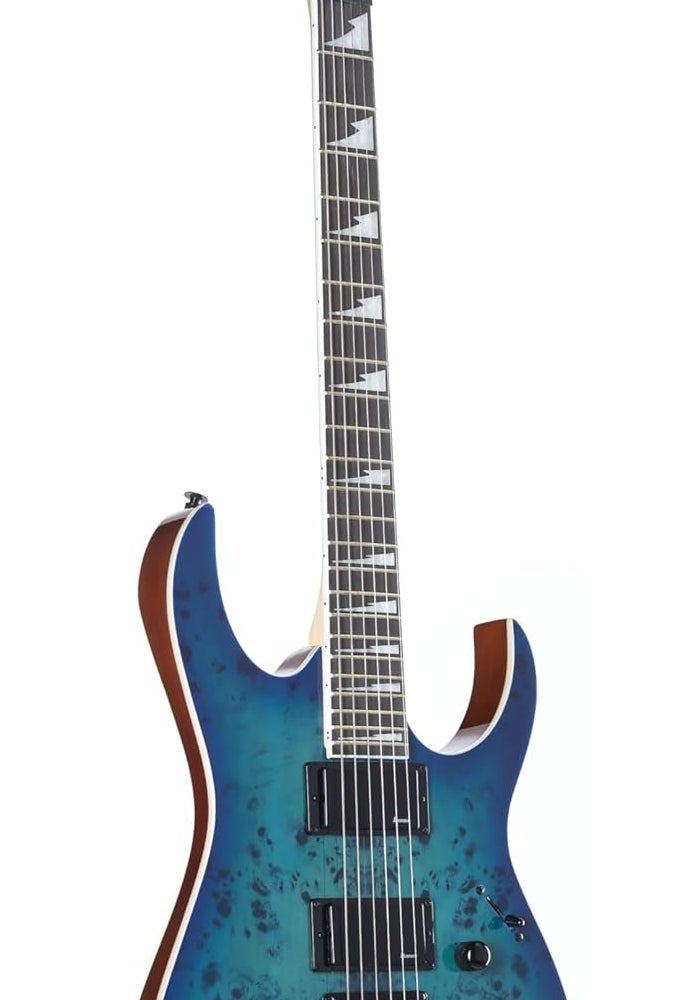 ايبانيز غيتار كهربائي من سلسلة إيبانيز GRGR221PA-AQB GIO - لون أزرق مائي متدرج - Image 1