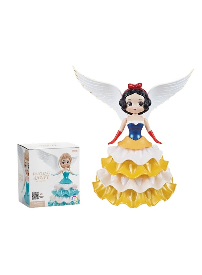 Electric Universal Rotation Dancing Princess with Wings Toy for Girls Educational Game Machine - Image 2