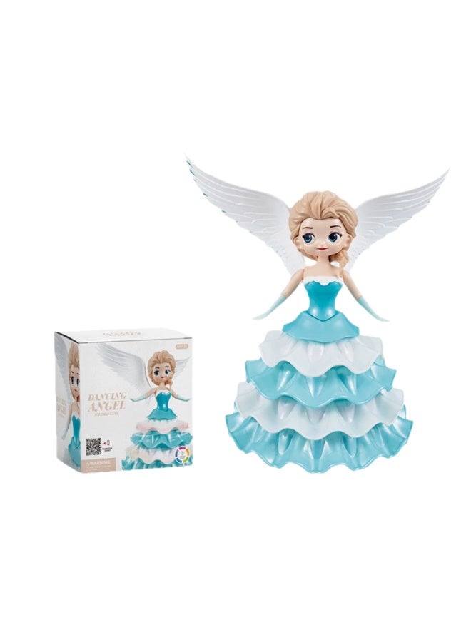 Electric Universal Rotation Dancing Princess with Wings Toy for Girls Educational Game Machine - Image 5