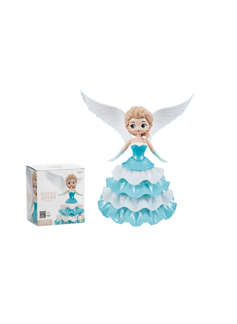 Electric Universal Rotation Dancing Princess with Wings Toy for Girls Educational Game Machine - Image 1