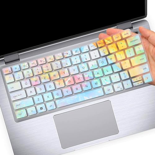 MUBUY-GOL Keyboard Cover Skin for Dell Latitude 7650 7640 7520 9510 9520 9420 9430 14" 15.6" 16", Latitude 14" 7450 7440 7430 7420 7410, Latitude 3440 5440 5430 5431 5420 14" Keyboard Protective Cover - Image 1
