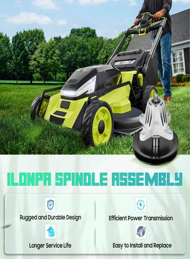 ILONPA Spindle Assembly for MTD Cub Cadet Troy-Bilt 46 inch Deck 618-06977 918-06977 618-06977A 918-06977A Stens 285-700 XT1-LT46 XT2-LX46 - Image 5
