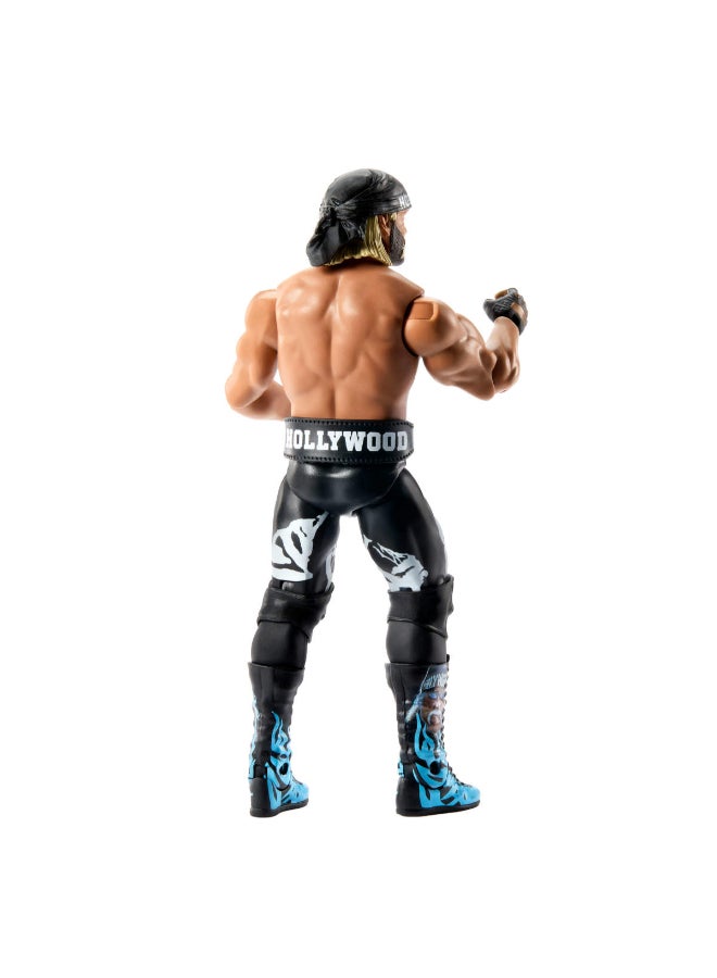 WWE Mattel WWE “Hollywood” Hulk Hogan Action Figure, Main Event Series #165, 6-inch Collectible Superstar with 14 Articulation Points & Life-Like Look ​ - Image 5