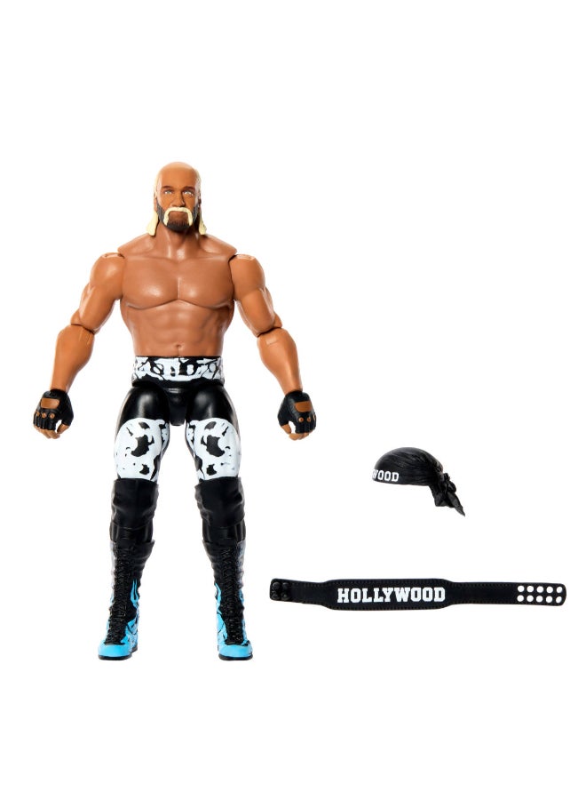 WWE Mattel WWE “Hollywood” Hulk Hogan Action Figure, Main Event Series #165, 6-inch Collectible Superstar with 14 Articulation Points & Life-Like Look ​ - Image 1