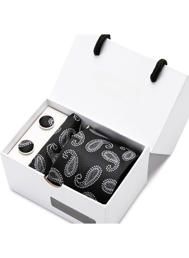 Shougu Men's Business Dress 8cm Tie Gift Box 