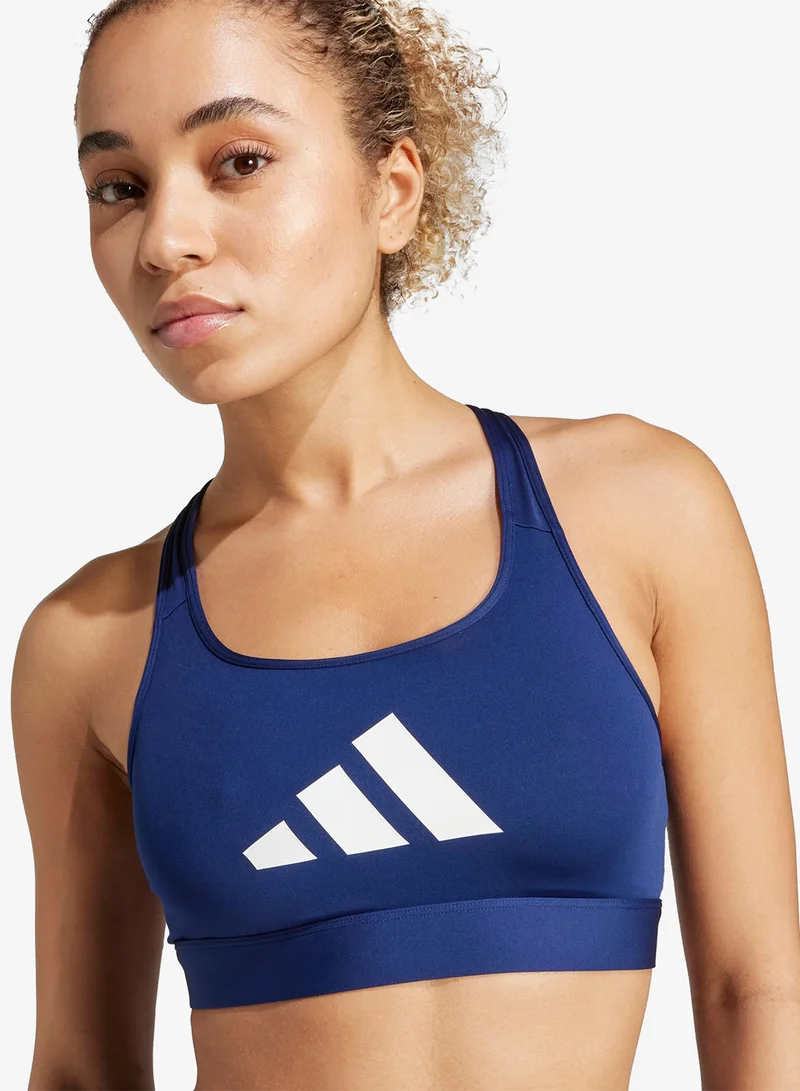 Adidas  Powerreact Big Logo Graphic Bra for Women | Best Price UAE