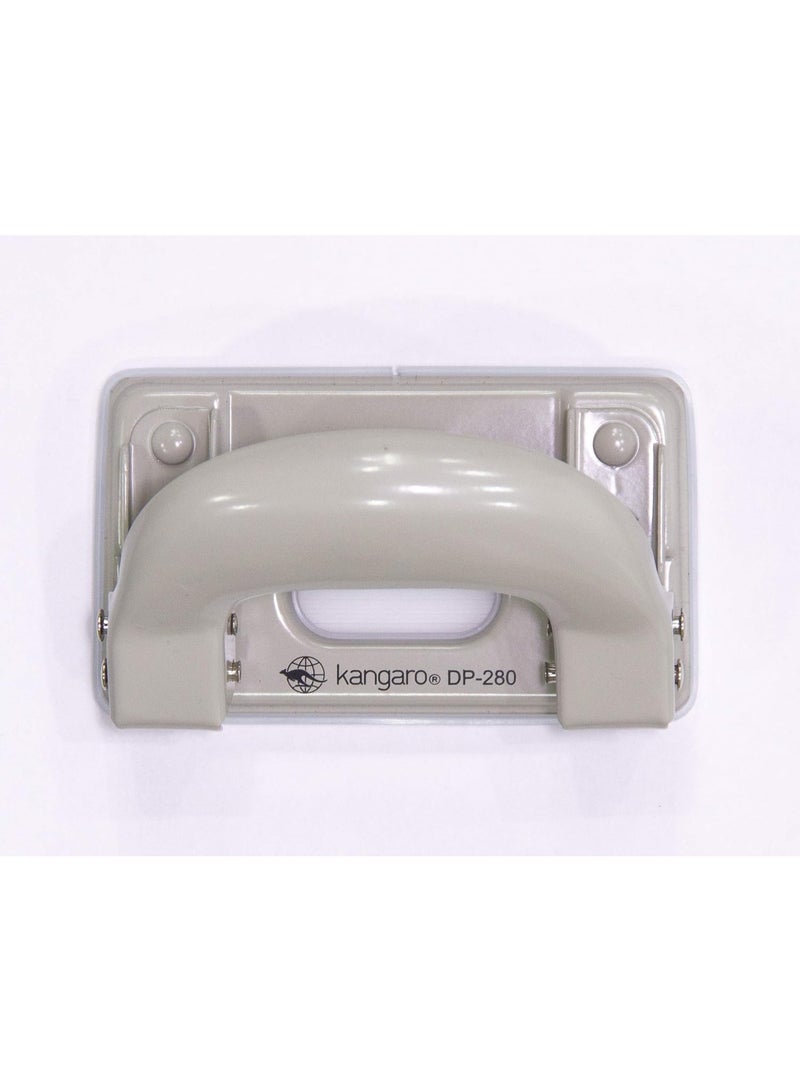 Kangaro dp-280 metal desk paper punch 11 sheets capacity with lock system - Image 3