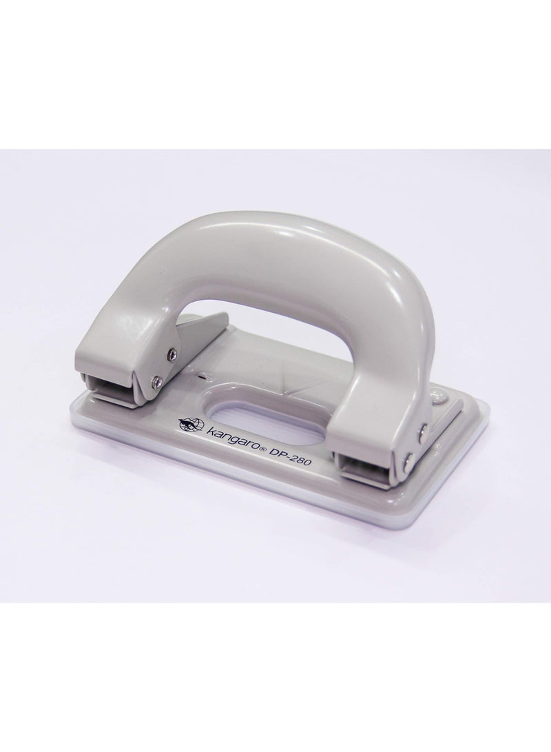 Kangaro dp-280 metal desk paper punch 11 sheets capacity with lock system - Image 2