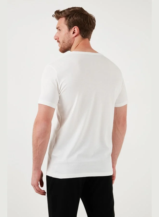 Buratti  Buratti Cotton Slim Fit Crew Neck T Shirt Men's T SHIRT 646R8320 for Men | Best Price UAE