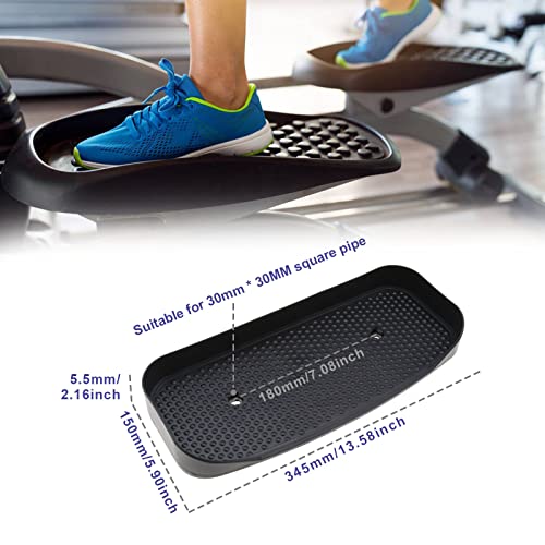 SING F LTD Pair of Black Ellipitical Pedals Fitness Pedal Plastic Fitness Equipment Accessories 34.5x15cm Compatible with XS Sports Cross Trainer - Image 4