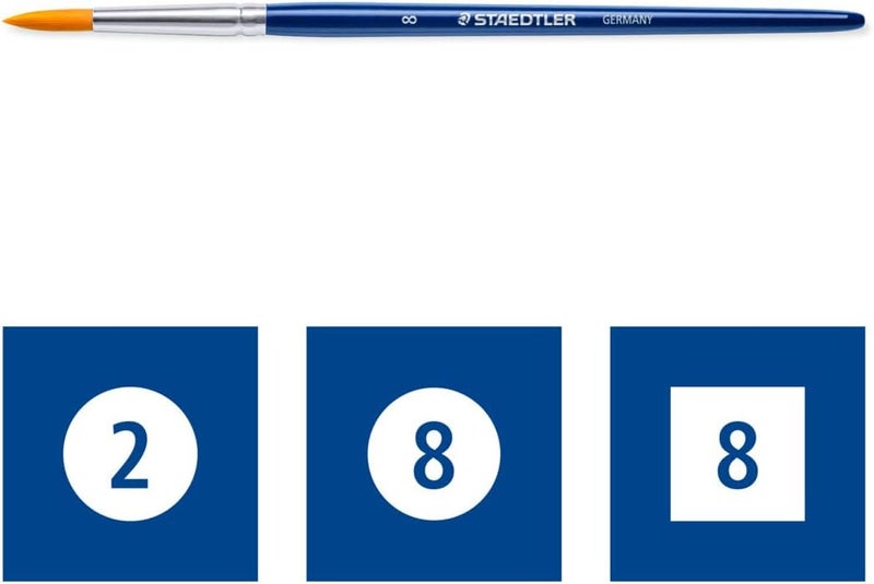 Staedtler Synthetic Paint Brush Set - Pack of 3 - Image 5