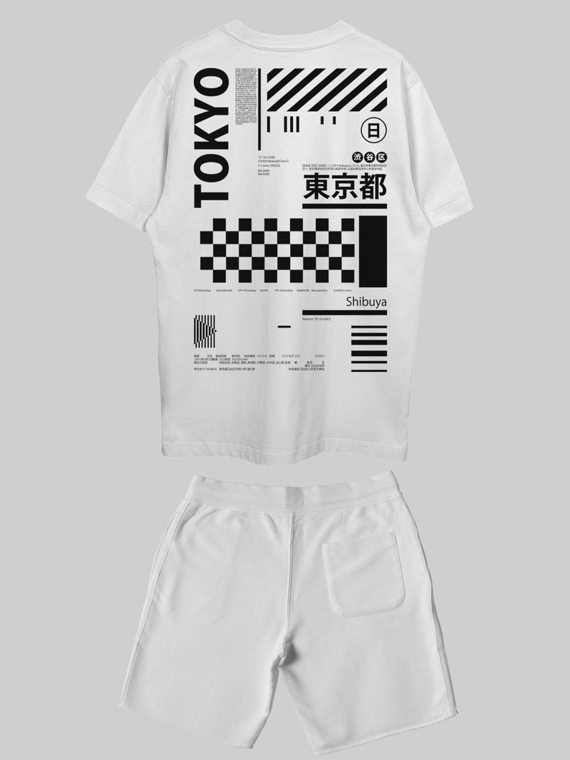 THREADCURRY Tokyo Grid Printed Co-ord Set for Men & Women - Image 2