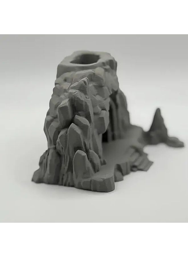 Cave Scene Map Terrain Scenery 6.38 Inch 3D Printed Paintable 1pc For Tabletop Miniatures Wargame - Image 4