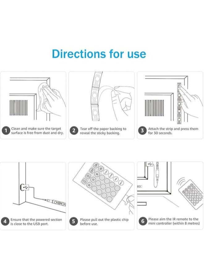 LED Strip with Remote Control – 4m x 1cm - Image 3