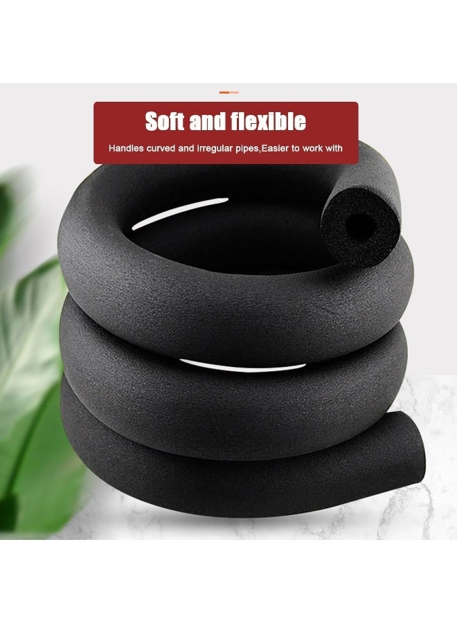 Poaker 180Cm Pipe Insulation Foam Tube Versatile Foam Sleeve For Plumbing Ac Units Guitar Stands Exercise Equipment And Roof Racks Black 3/4 Inch X 3/4 Inch - Image 4