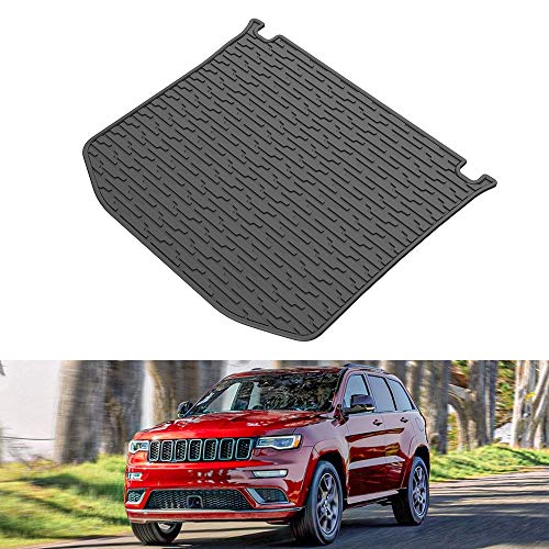 JOYTUTUS Cargo Mat Compatible with Grand Cherokee 2011-2021 & Grand Cherokee WK 2022, All Weather Protection Cargo Liners Trunk Mats Vehicle Carpet Heavy Duty Waterproof Odorless Durable Black - Image 1