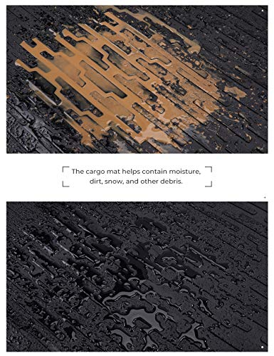 JOYTUTUS Cargo Mat Compatible with Grand Cherokee 2011-2021 & Grand Cherokee WK 2022, All Weather Protection Cargo Liners Trunk Mats Vehicle Carpet Heavy Duty Waterproof Odorless Durable Black - Image 2