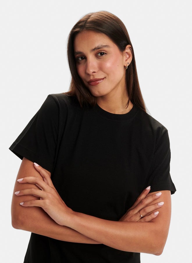 Essentials, Regular fit t shirt for women black - Image 2