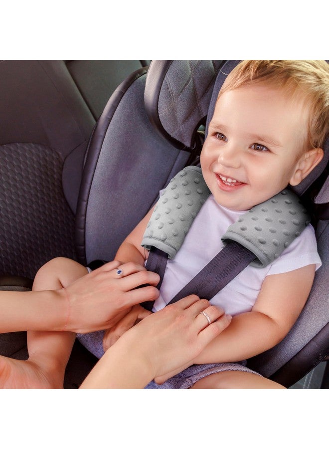 Pro Goleem Car Seat Strap Covers for Babies Soft Car Seat Strap Shoulder Pads for All Car Seats, Stroller, Pushcar, Gray - Image 5