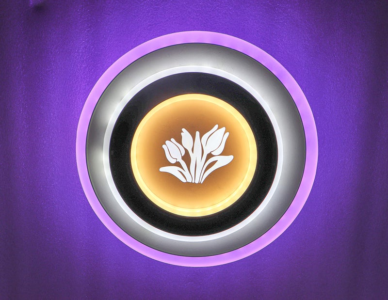 swanart® Wall led Lamp Flower Pot, (Warm White + White) - Image 3