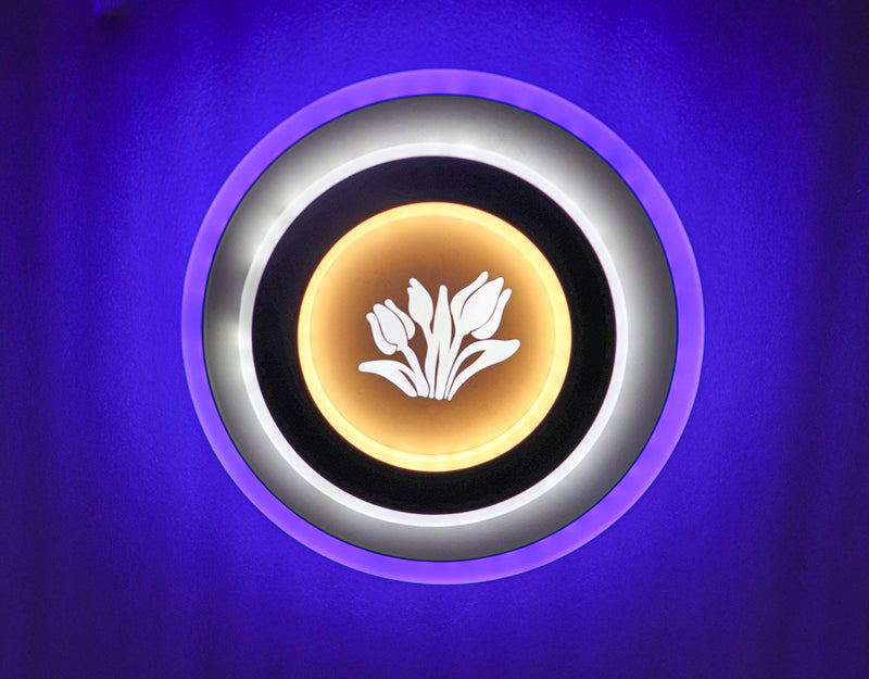 swanart® Wall led Lamp Flower Pot, (Warm White + White) - Image 2