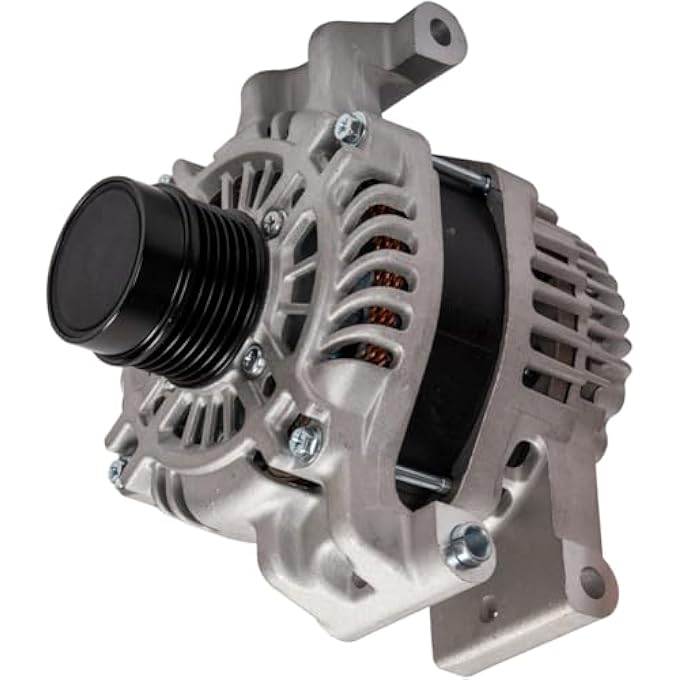 HY-SPEED Alternator Compatible with Chrysler 200 15 16 17 500X 16-18 ProMaster City 2015 2016 2017 2018 2019 2020 2021 2022 Cherokee 2014-18 19 20 Compass 17-22 Renegade 15-21 Replaces# 56029624AB - Image 1