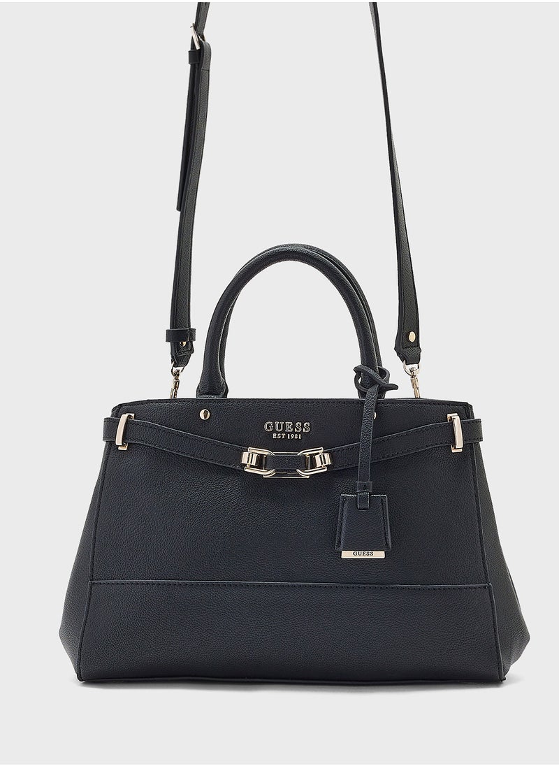 GUESS Silvye Luxury Satchel  - Image 1
