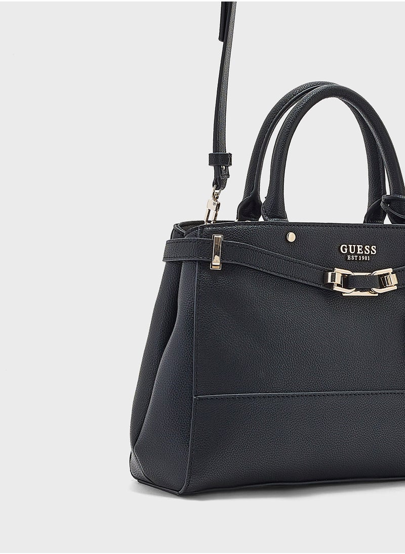 GUESS Silvye Luxury Satchel  - Image 3