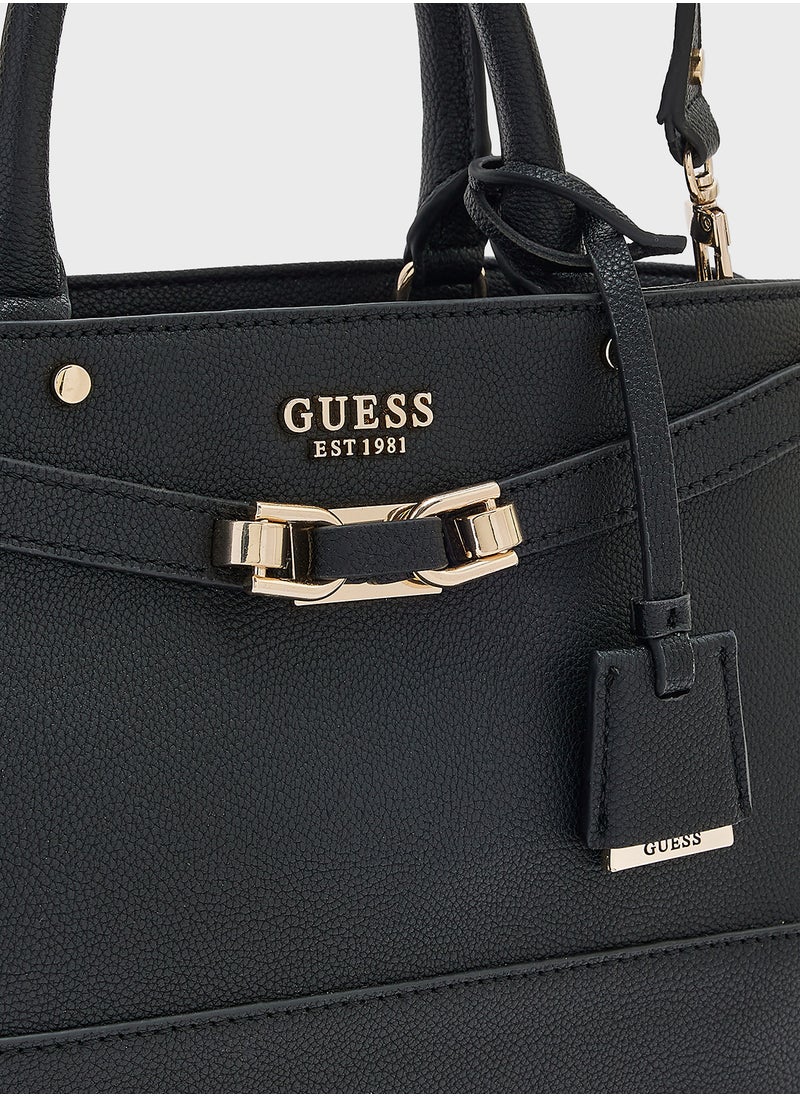 GUESS Silvye Luxury Satchel  - Image 4