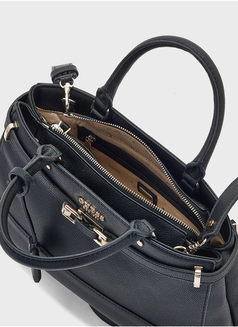 GUESS Silvye Luxury Satchel  - Image 5