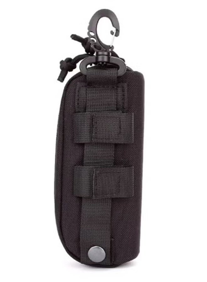YJ Tactical Eyeglass Case, Shockproof Outdoor Hunting Sunglasses Case Military Waist Pack Utility Goggles Storage Box Pouch Nylon Hard Eyeglasses Bag - Image 4