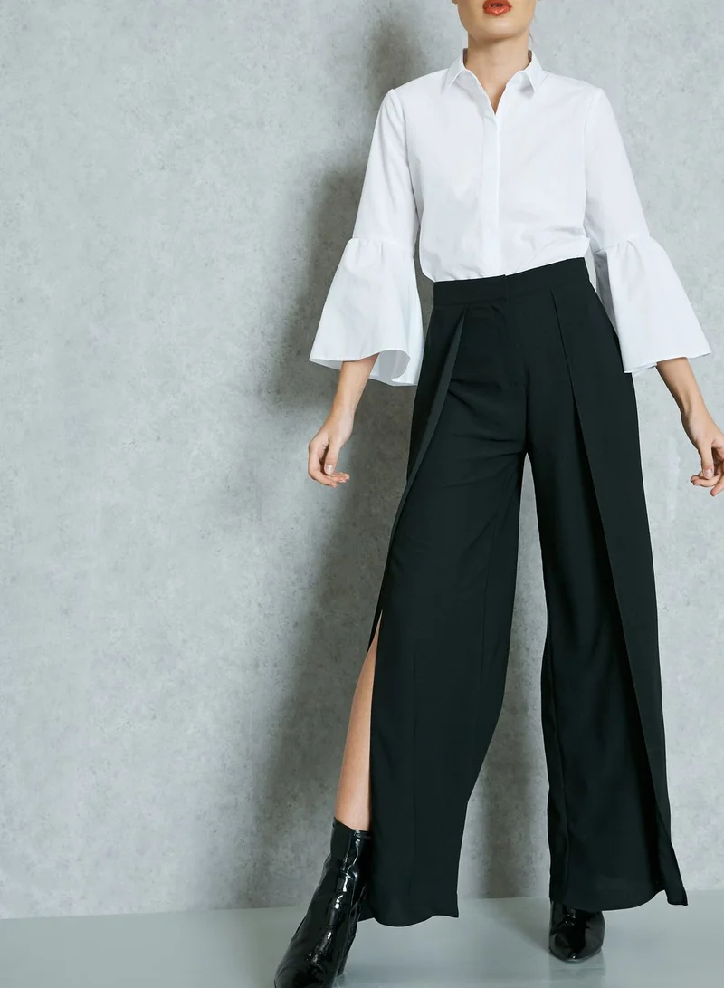 Miss Selfridge Side Split Wide Leg Pants