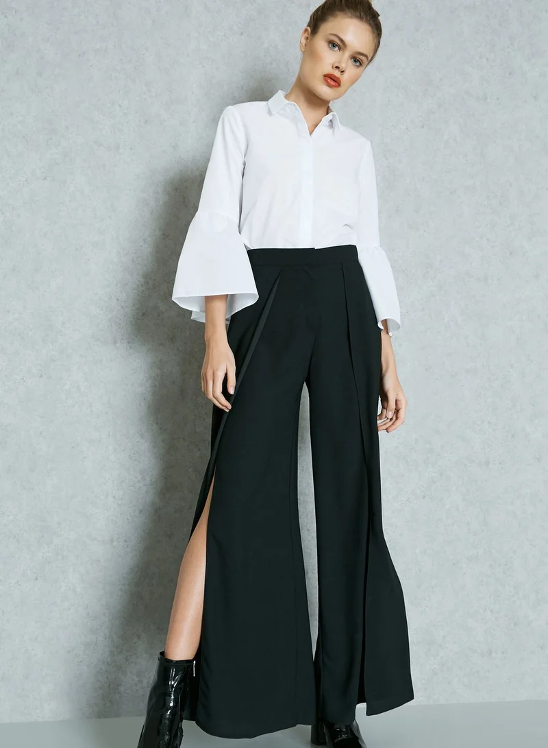 Miss Selfridge Side Split Wide Leg Pants