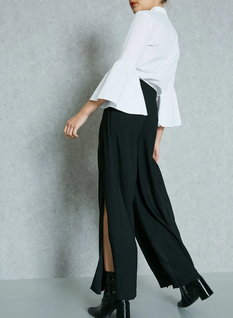 Miss Selfridge Side Split Wide Leg Pants