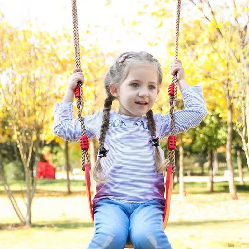 مقعد متأرجح Swing Seat, Adjustable Rope and 2 Carabiners and 2 Screw - Image 5
