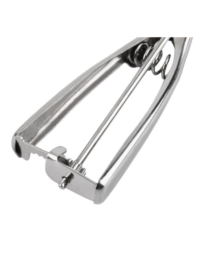 نيبمينينت ملعقة مغرفة للآيس كريم والبطيخ فضي 4سنتيمتر - Image 4