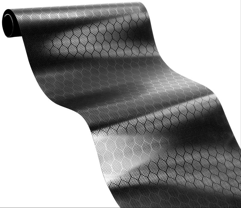 V2 Hex Carbon Black Vinyl Car Wrap (1ft x 5ft) - Image 3