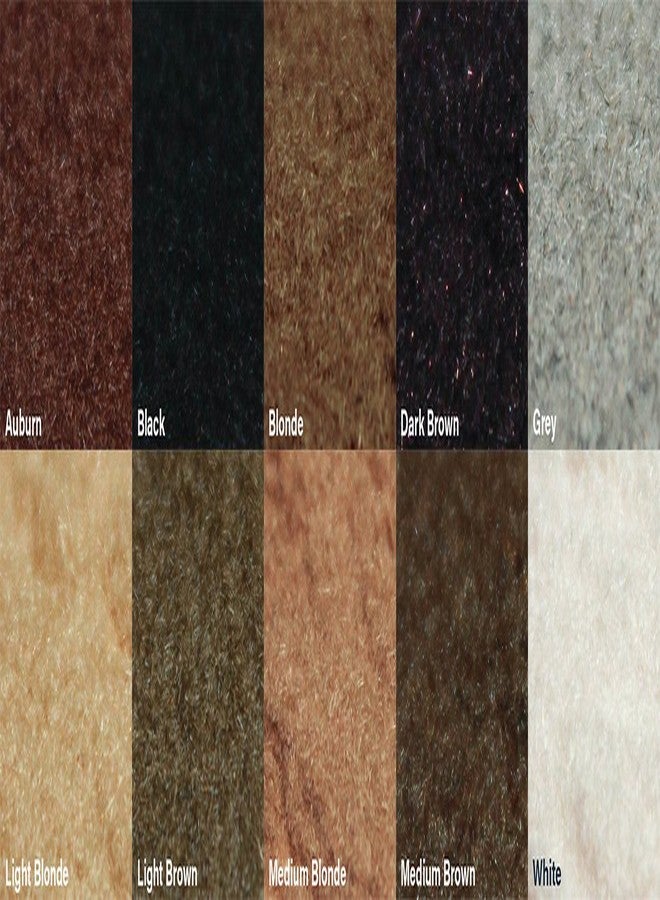 Nor1 Keratin Hair Building Fibers: Hair Fiber Filler and Thickener for Men and Women - Cover Up and Concealer for Thinning Areas or Minor Bald Spot - Thicker, Fuller Hair in Seconds - 25 grams, Auburn - Image 3